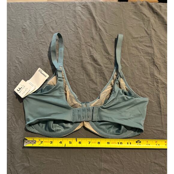 NWT Chantelle Lace Underwire Bra Blue Soft Floral Full Support Women’s 34F - Picture 3 of 4